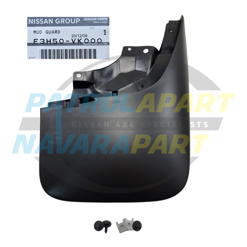 Genuine Nissan Right Front Mudflap - Navara D22 4WD (2001 Onwards)