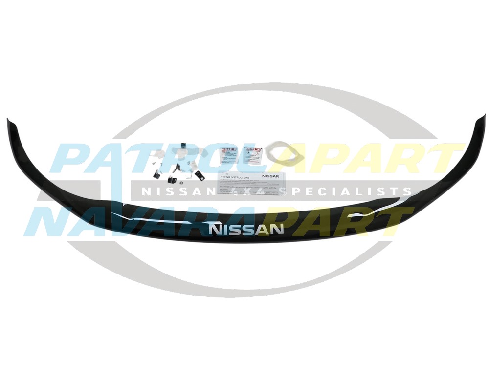Genuine Nissan Smoked Bonnet Protector - Navara D23 NP300 Series 1-4
