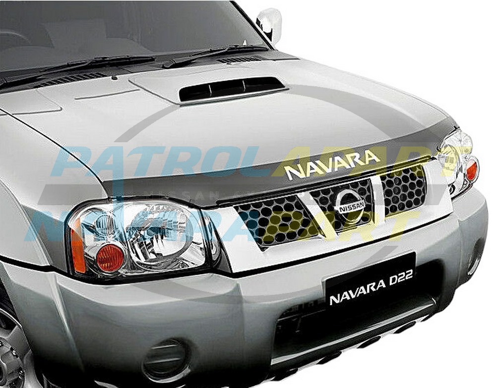Genuine Nissan Navara D22 Jap & Thai Smoked Bonnet Protector