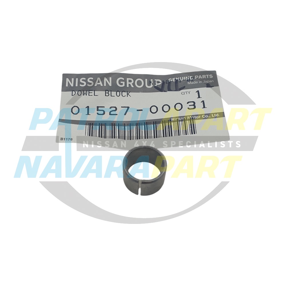 Genuine Nissan Engine Block Dowel to Head RD28 - Nissan Patrol Y60 GQ & Y61 GU