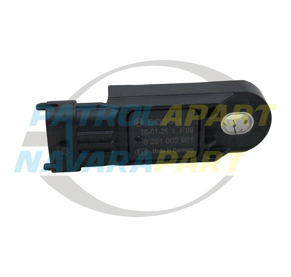 Bosch German Boost Pressure MAP Sensor - Nissan Navara D40 R51 V9X STX550