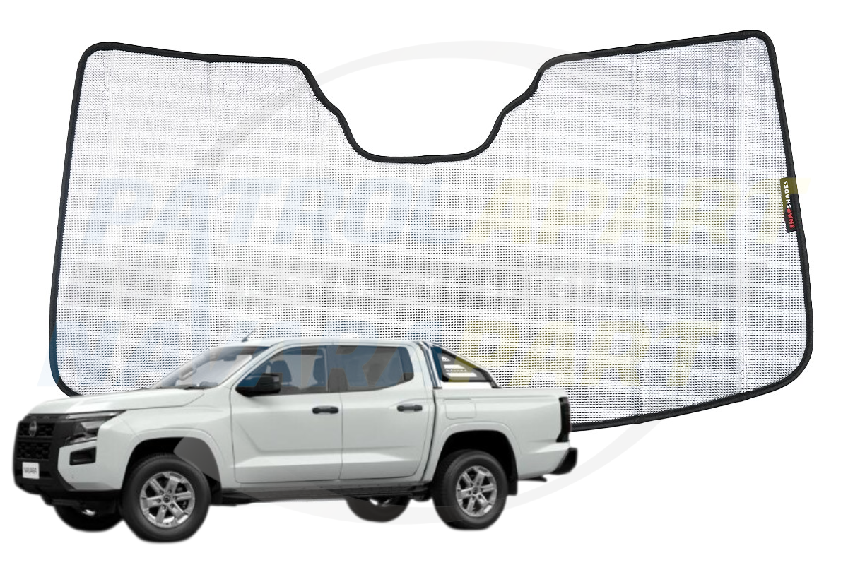 Snap Sunshade Front Windscreen - Nissan Navara D27 Mitsubishi Triton MV