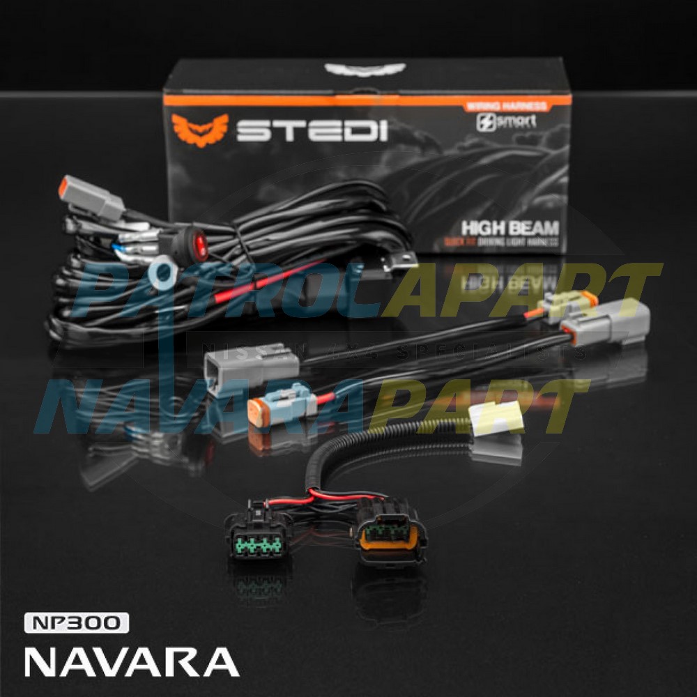NISSAN NAVARA D23 NP300 STEDI PLUG AND PLAY WIRING HARNESS KIT LOOM