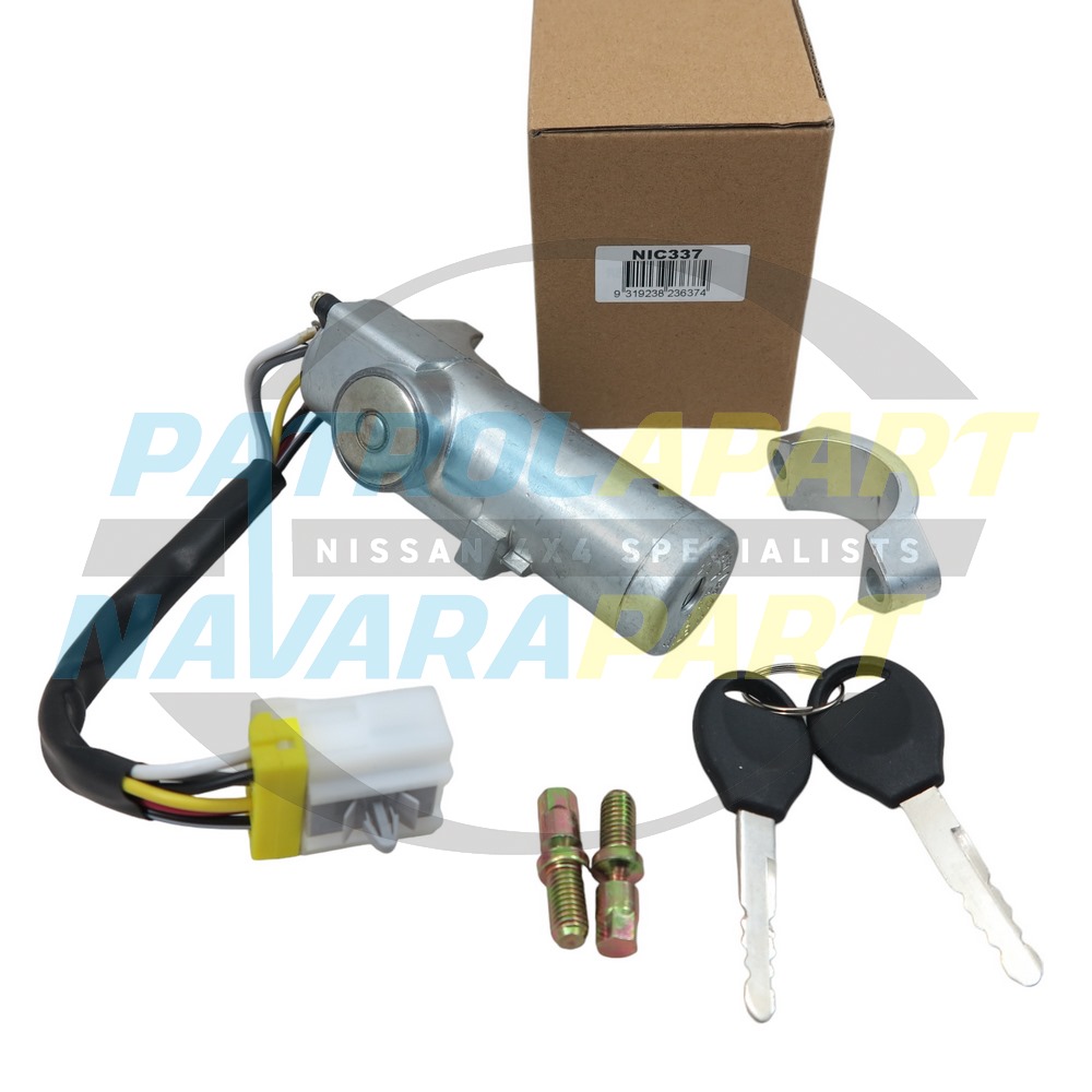 NICE Ignition Switch Barrel & Keys - Nissan Navara D22 Pre 05/2006