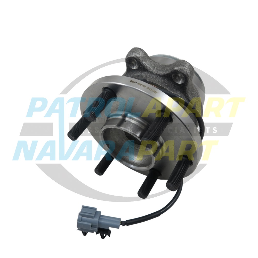 ABS Front Wheel Bearing Hub Kit - Nissan Navara D40 Thai MNT YD25 2WD