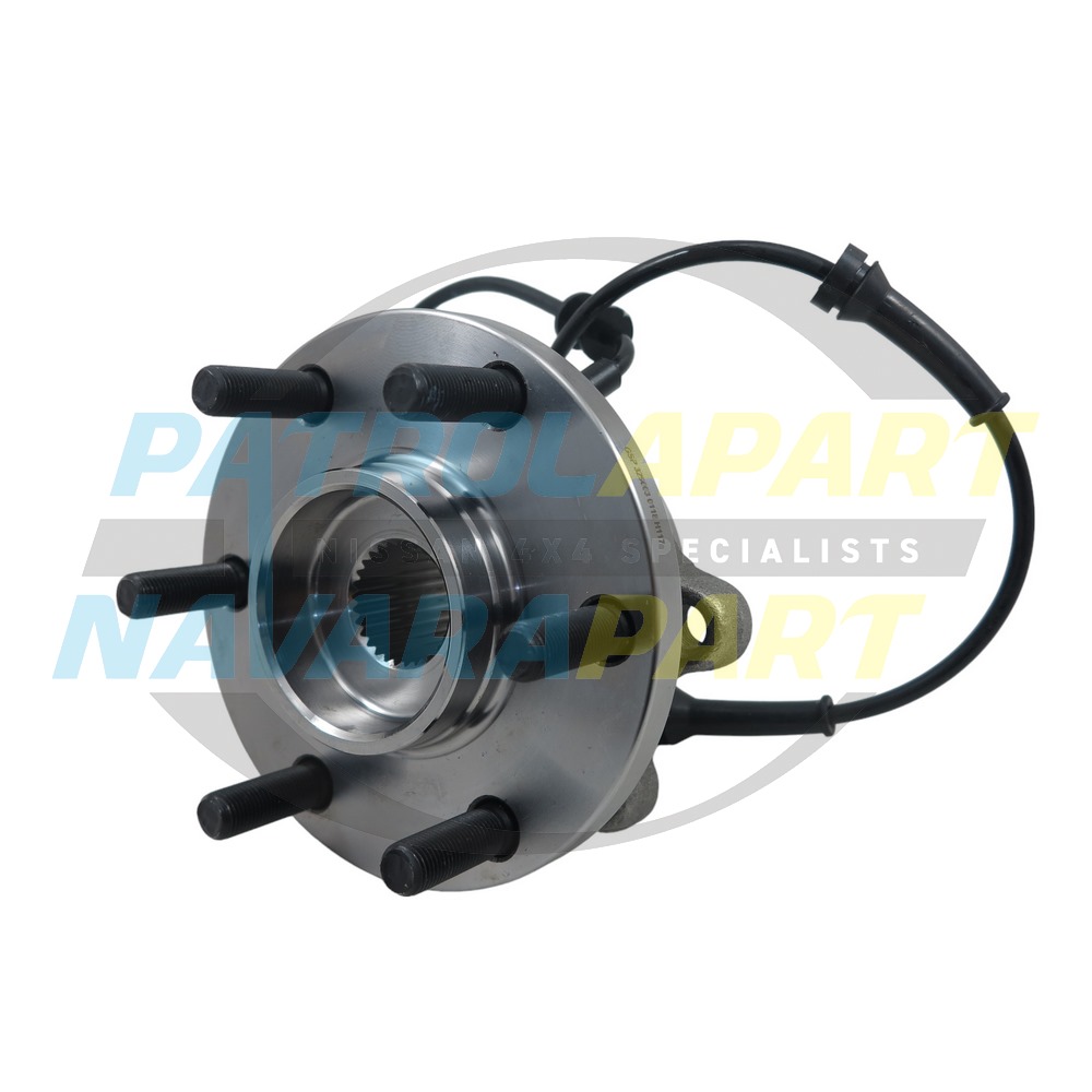 Front Wheel Bearing Hub Kit - Nissan Navara D40 Spanish YD25 VQ40 4WD