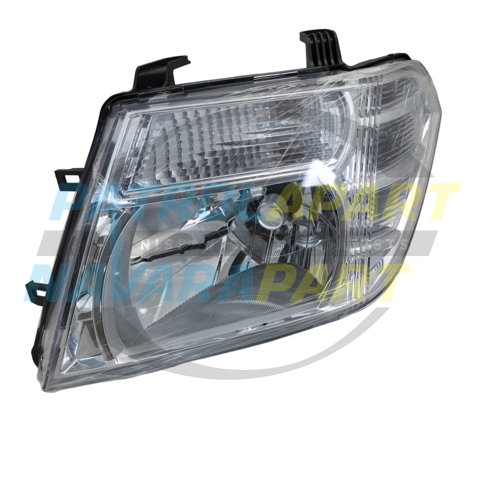 LH Left Hand Headlight - Nissan Navara D40 / Pathfinder R51 VSK 2010-Onwards