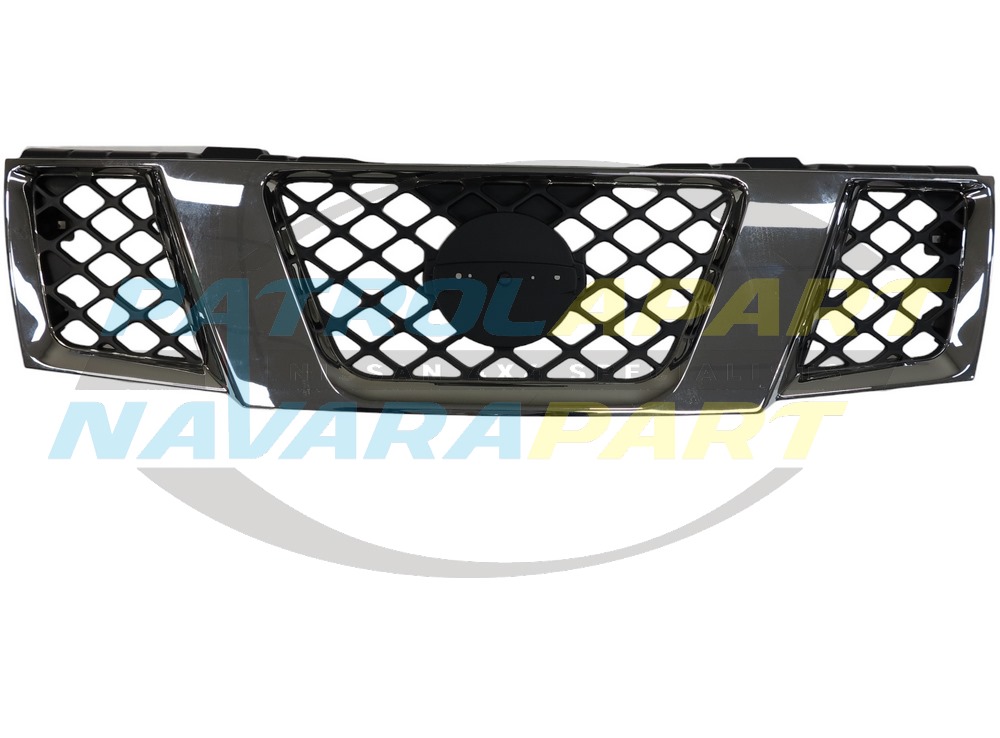Chrome Grille suit Nissan Navara D40 Thai YD25 Dual / King Cab