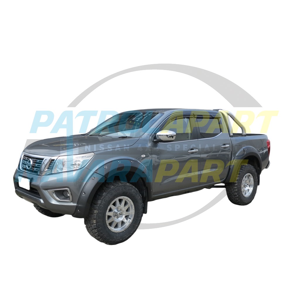 Matt Black Bolt On Look Wheel Arch Flares - Nissan Navara D23 NP300 S1-4