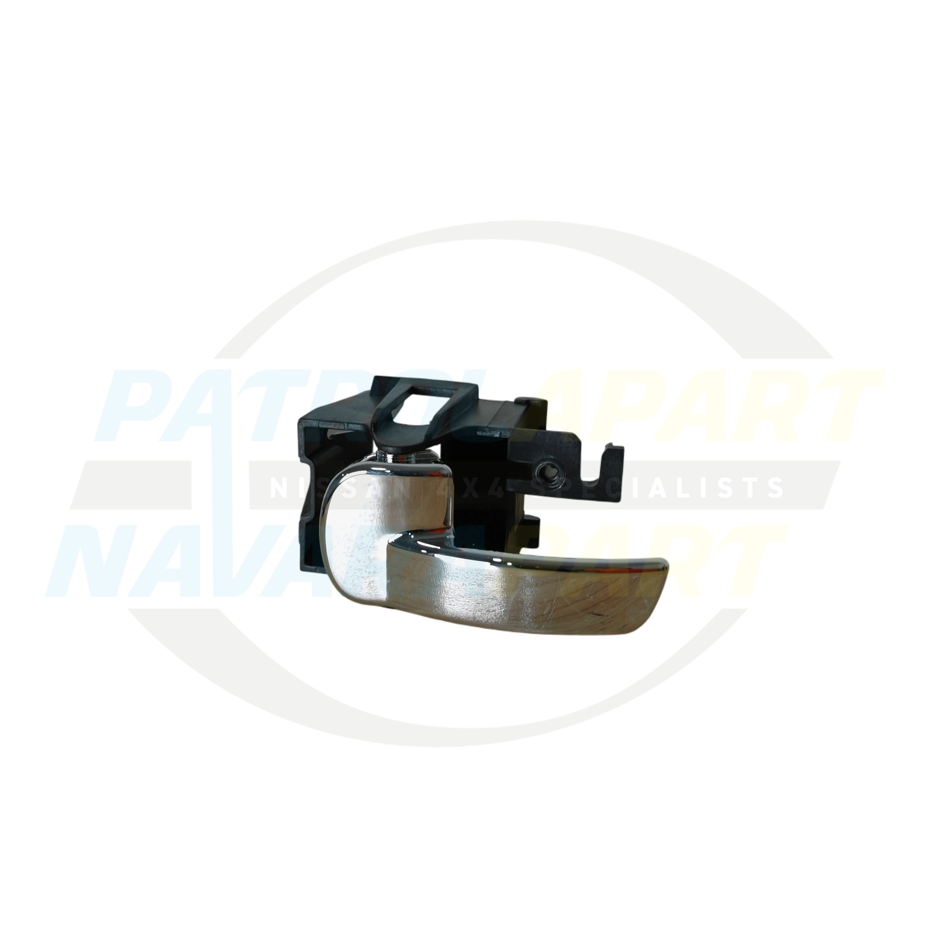 Inner Door Handle Chrome Left Passenger Side - Nissan Navara D40 & Pathfinder R51 (VSK)