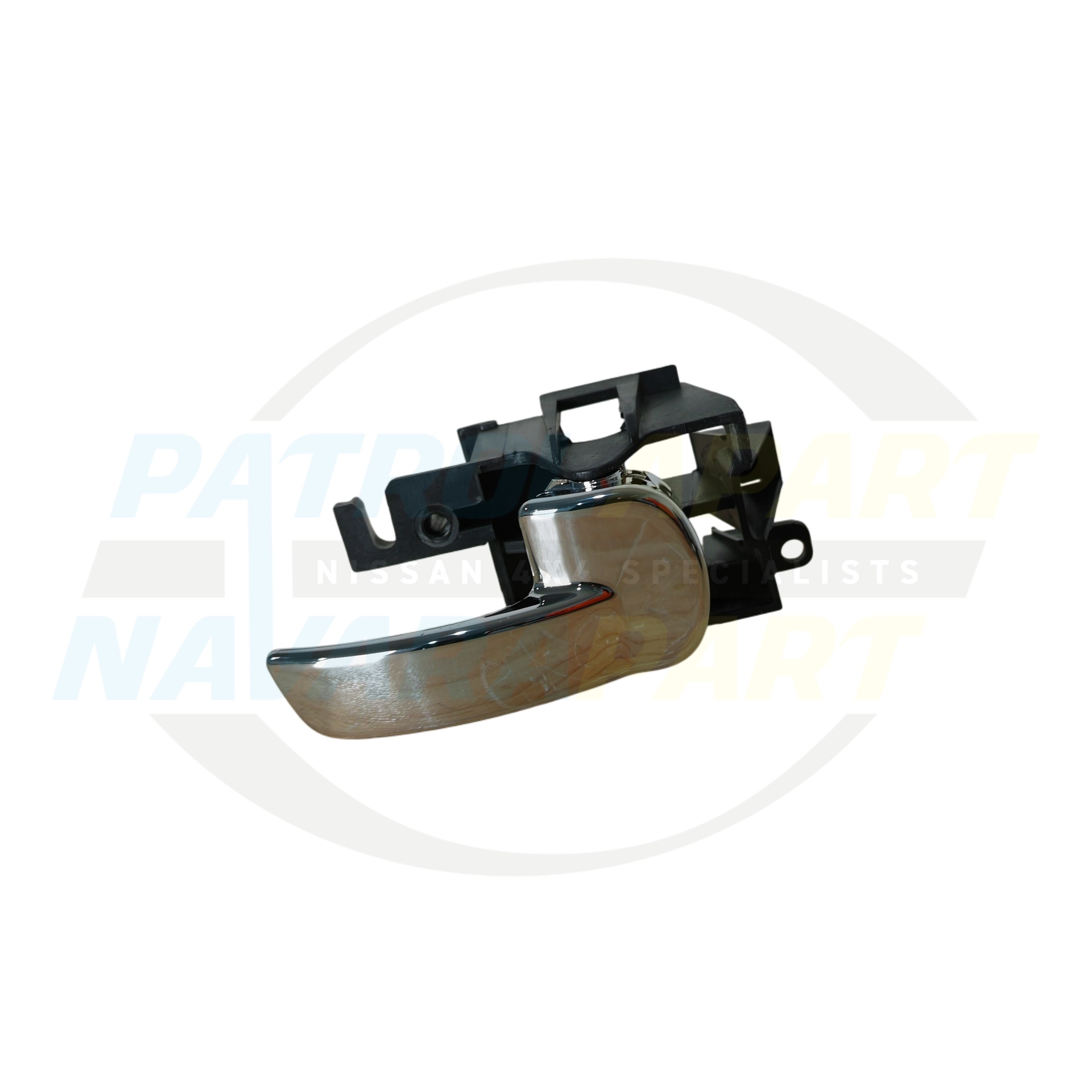 Inner Door Handle Chrome Right Hand Driver Side - Nissan Navara D40 & Pathfinder R51 (VSK)