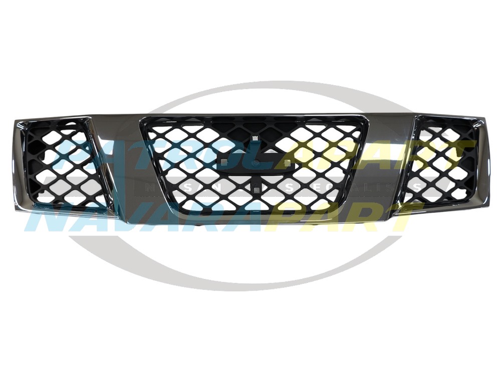 Chrome Grille 2005-2010 suits Nissan Navara D40 Pathfinder R51 VSK ST-X