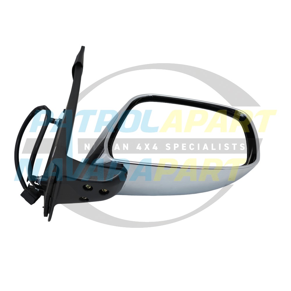 Right Hand Electric Chrome Mirror - Nissan Navara D40 VSK 2005-07 & Pathfinder R51