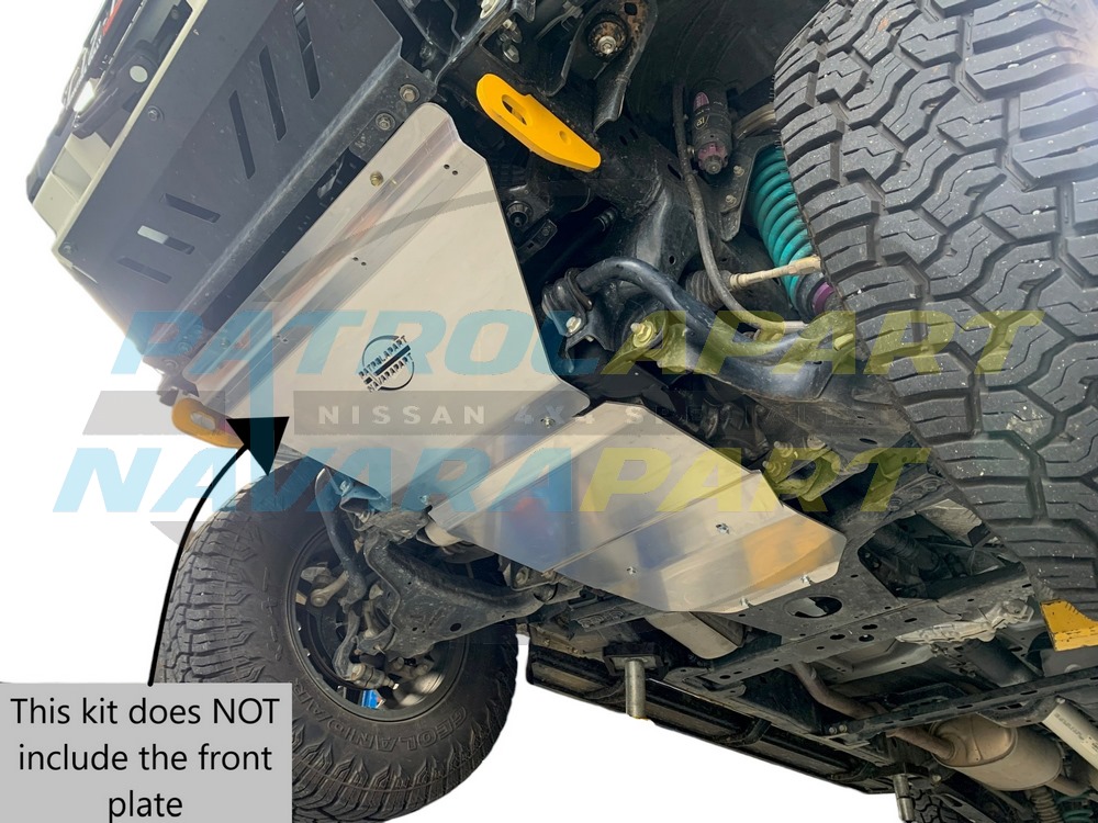 Australian Made Bash Plate 2 Piece Set For Nissan Navara D23 NP300