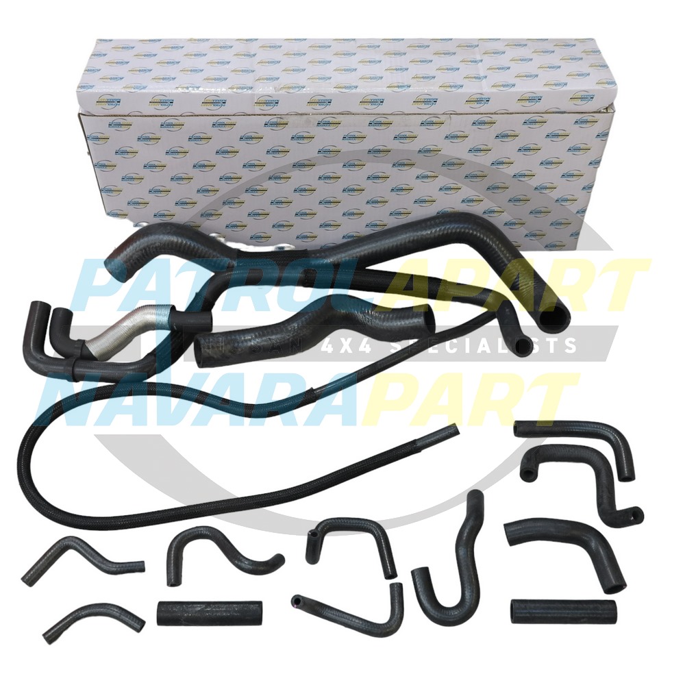 Radiator & Heater Cooling Hose Kit - Nissan Navara D40 & R51 YD25 2010 on