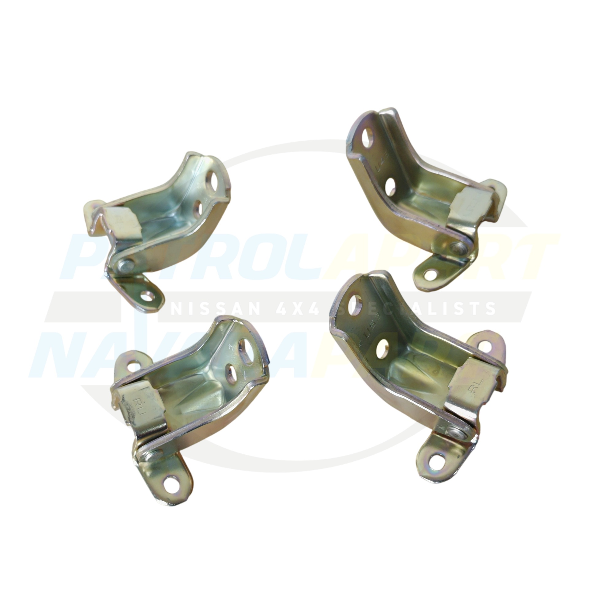 Genuine Nissan Door Hinge Pair Front Set - Navara D22 JN1