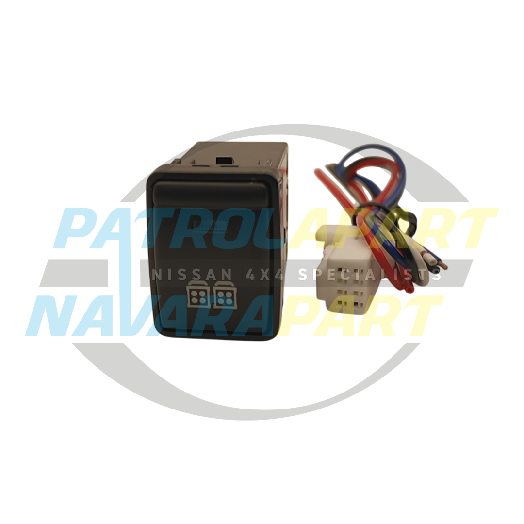STEDI Push Button Switch - Rear Work Light - Nissan D23 NP300 Navara, R52 Pathfinder