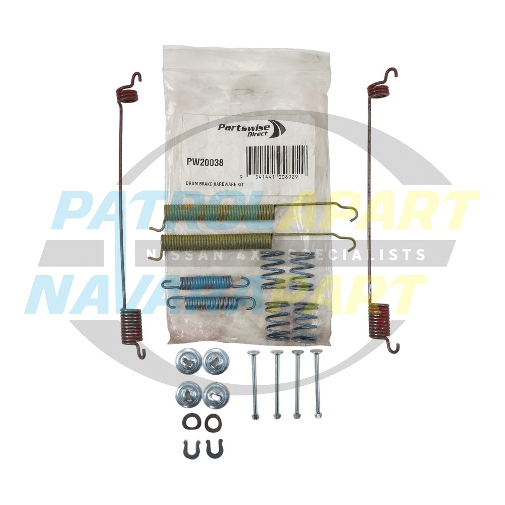 Drum Brake Hardware Kit - Nissan Navara D22