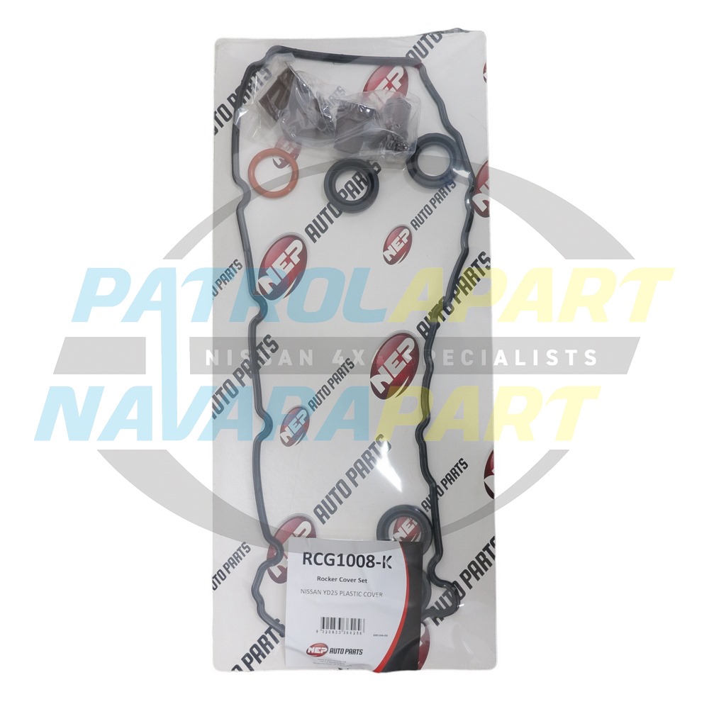Rocker Cover Gasket Kit For Nissan Navara Spanish D40 R51 VSK YD25 140kw After 01/2010