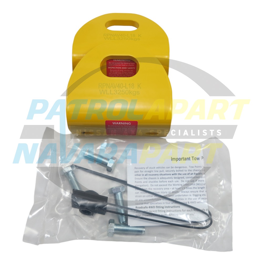 Roadsafe Recovery Point PAIR - Nissan Navara D40 VQ40 YD25 V9X