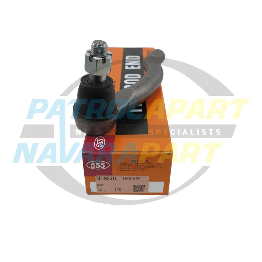 555 Tie Rod End LH Outer - Nissan Navara D40 Thai & D23 NP300