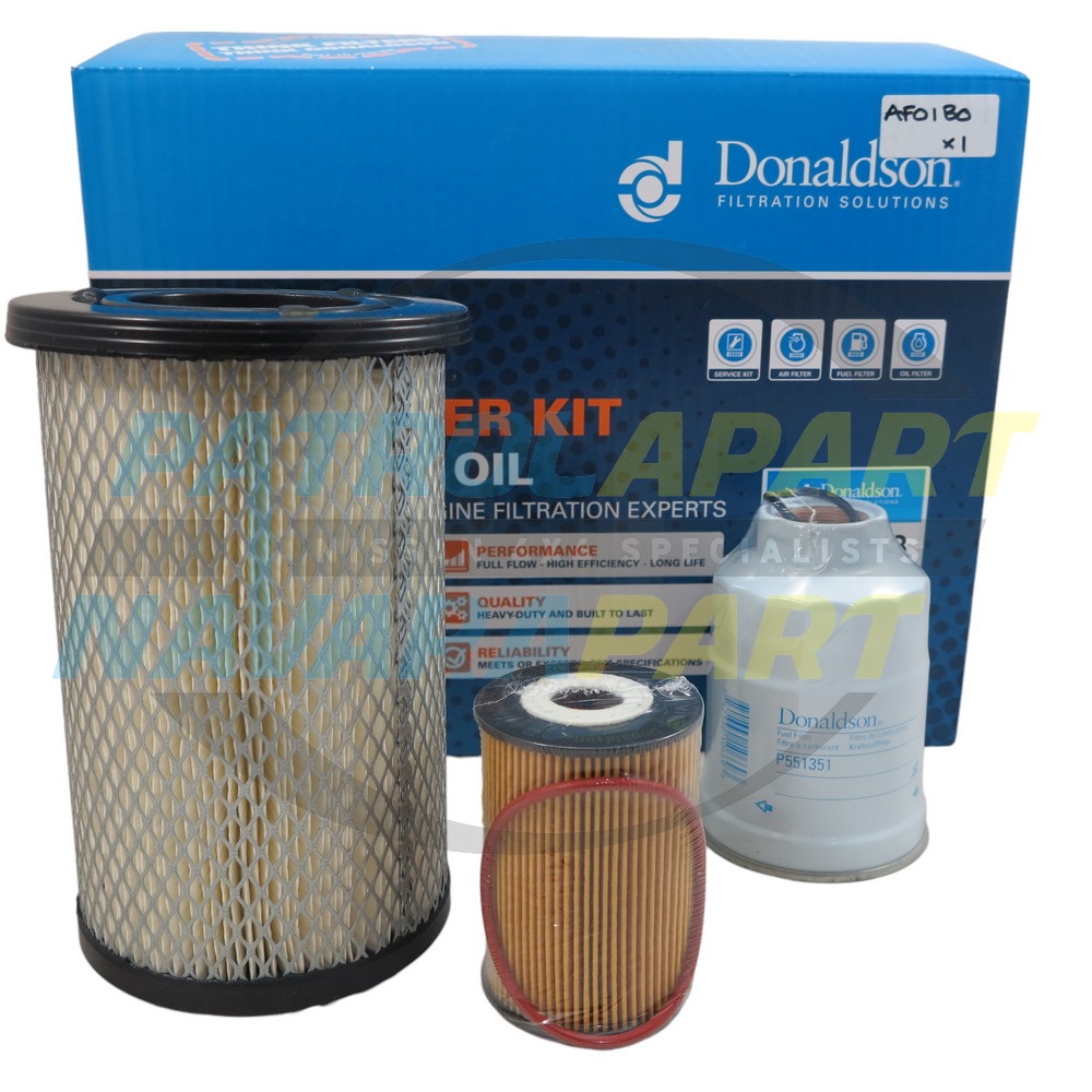 Donaldson Air Fuel Oil Filter Kit - Nissan Navara D22 ZD30