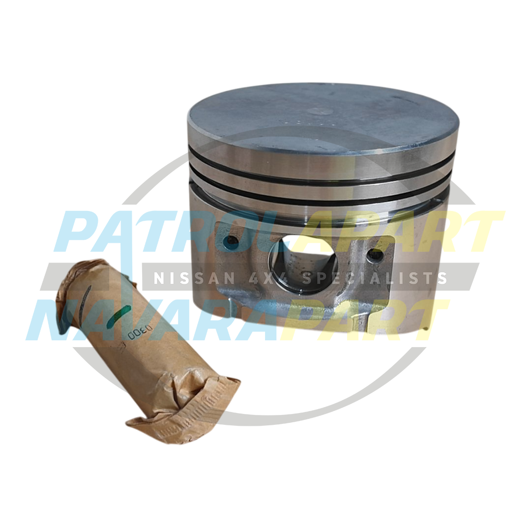 Genuine Nissan Piston Set of 6 with Pins (STD Grade 1) TB42 - Nissan Patrol Y60 GQ 1987-1997