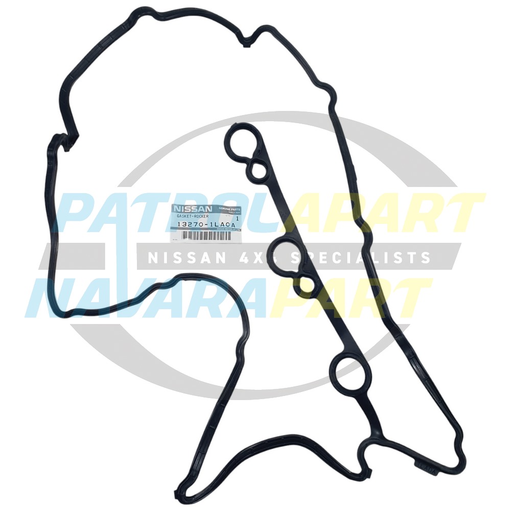 Genuine Nissan Drivers Side Rocker Cover Gasket VK56 - Nissan Patrol Y62