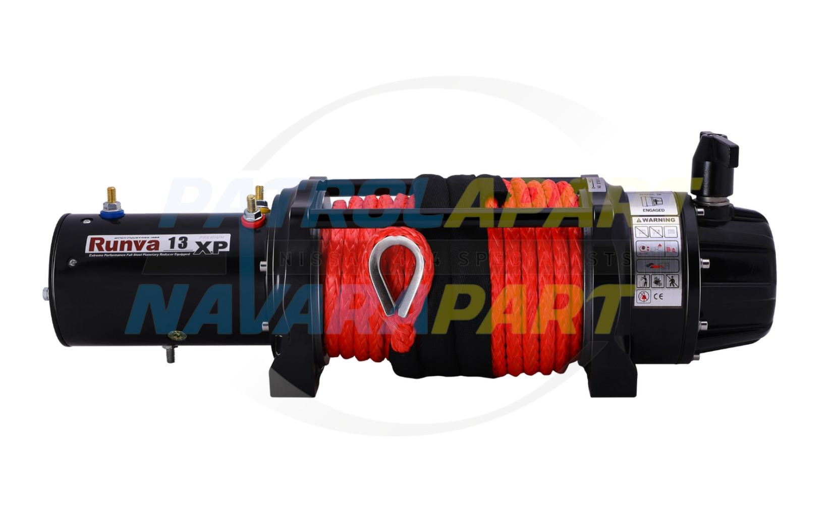 CLEARANCE - Runva Winch 13XP Premium 12V With Synthetic Rope
