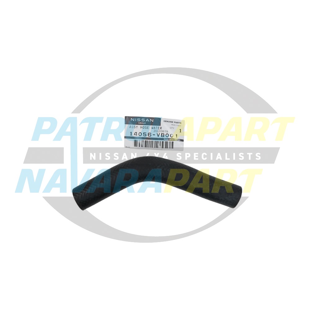 Genuine Nissan Bypass Water Hose TB45 - Nissan Patrol Y61 GU
