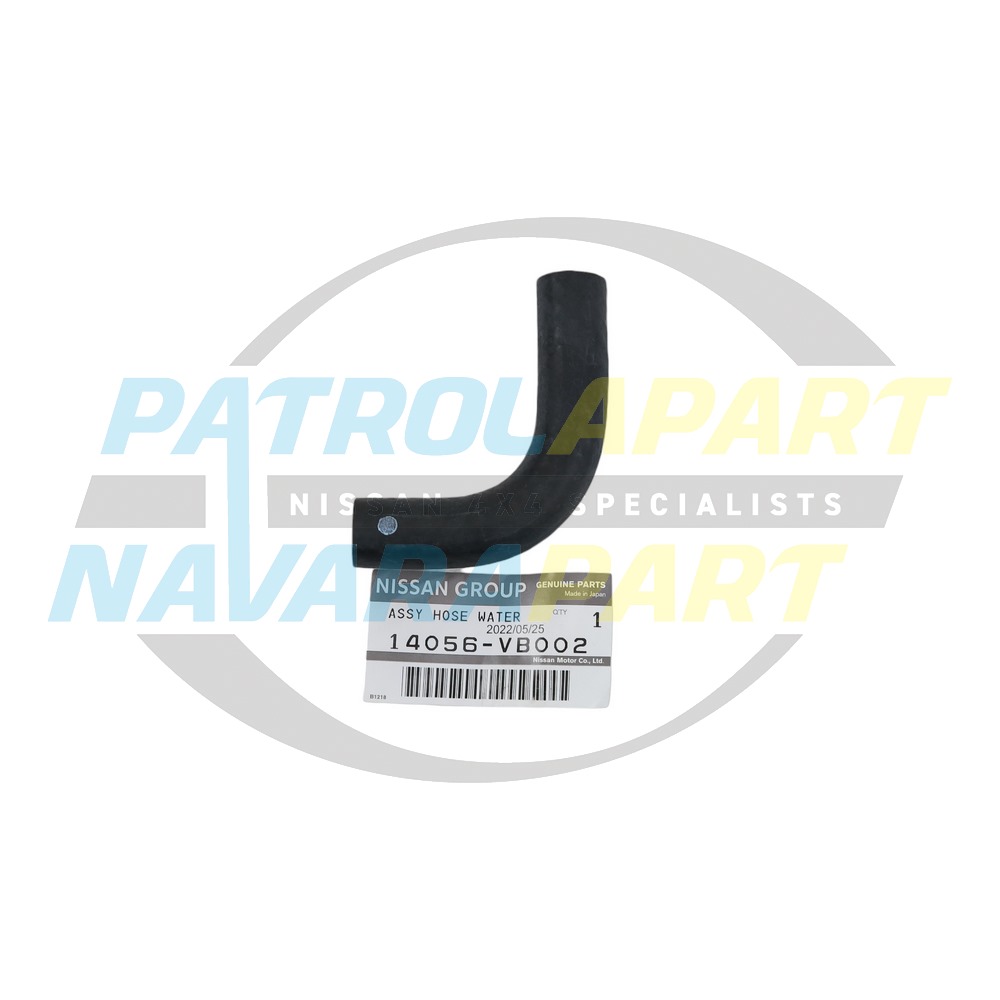 Genuine Nissan Bypass Water Hose Oil Cooler 90 Degree TB45 - Nissan Patrol Y61 GU
