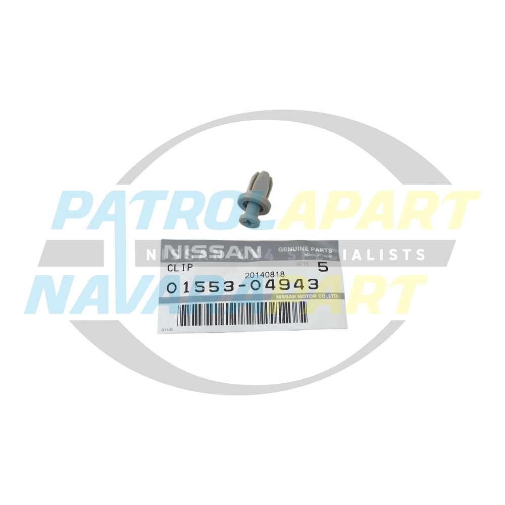 Genuine Nissan Cargo Mould Clip Series 3 Beige - Nissan Patrol Y61 GU