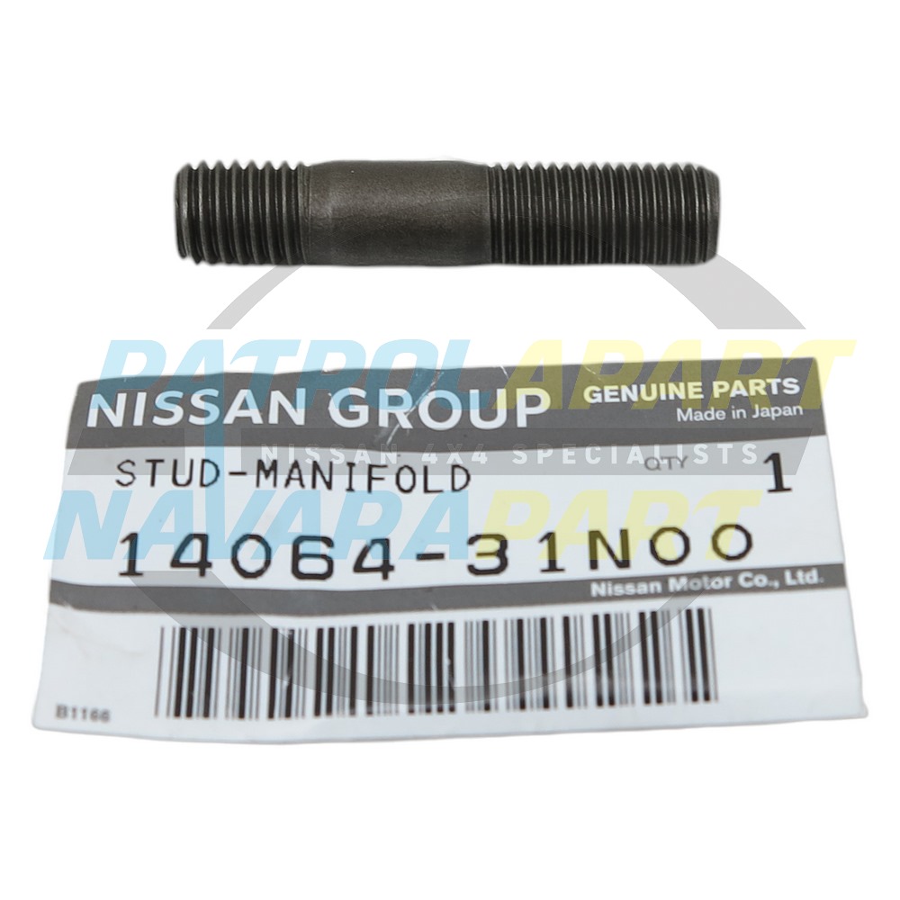 Genuine Nissan Exhaust Manifold Stud TD42 - Nissan Patrol Y60 GQ, Y61 GU & Navara D22