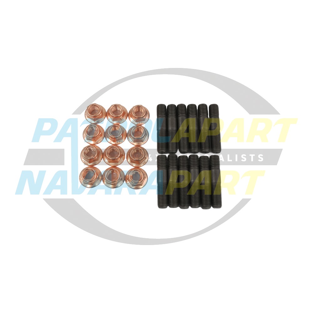 Genuine Nissan Exhaust Manifold Stud & Nut Kit TD42 - Nissan Patrol Y60 GQ & Y61 GU