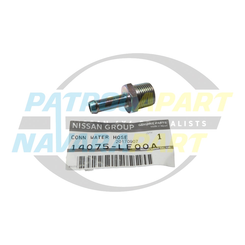 Genuine Nissan Water Outlet Fitting ZD30 - Nissan Patrol Y61 GU