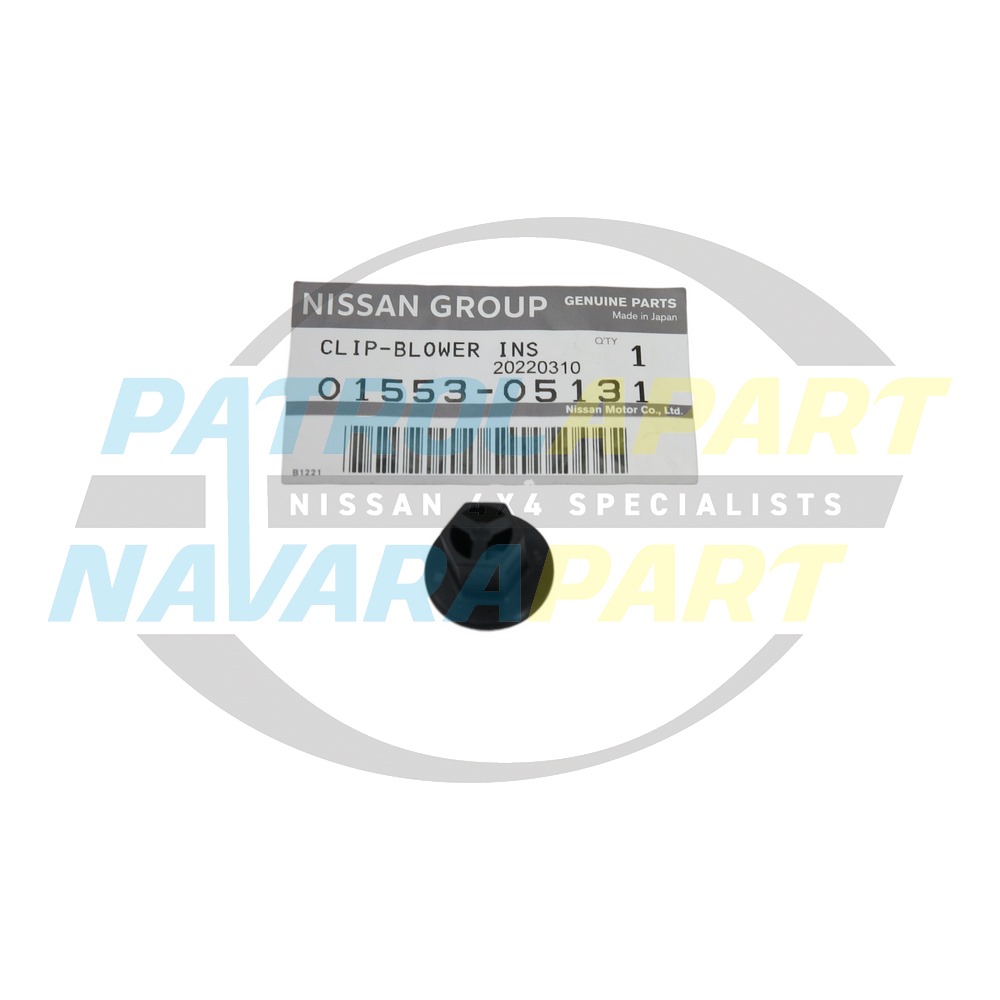 Genuine Nissan Exterior Firewall Clip - Nissan Patrol Y61 GU
