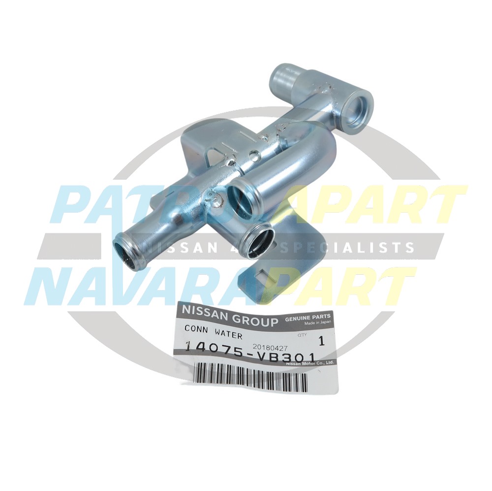 Genuine Nissan Thermostat Water Pipe RD28 - Nissan Patrol Y61 GU