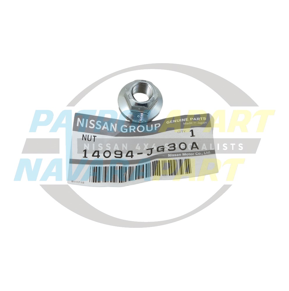 Genuine Nissan Exhaust Manifold Nut - Nissan Patrol Y61 GU, Y62, Navara D22 & D40 & Pathfinder R51